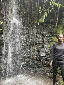 Natural waterfall backdrop for photo or video opportunity...